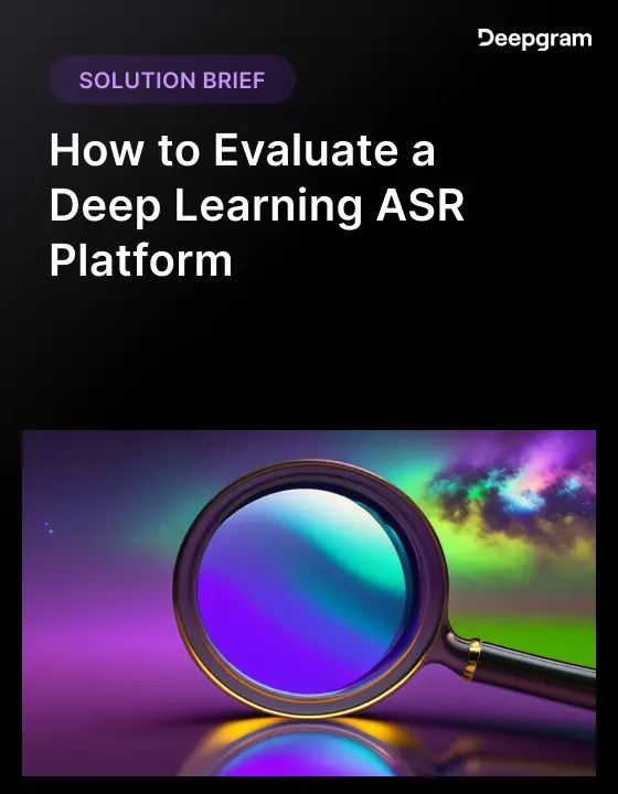 How to Evaluate a Deep Learning ASR Platform